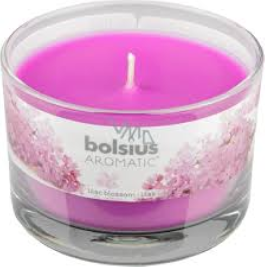 BOLSIUS AROMATIC VOTIVE ROUND LILAC BLOSSOM (51)